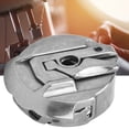 thumbnail image 4 of Estuche de bobina para máquina de coser, de metal plateado, plano, accesorio para máquina de coser compatible con SINGER 221, 222 y 301, 4 of 11