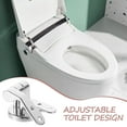 thumbnail image 3 of SEWACC Replacement Toilet Seat Hinges 1 Set Zinc Alloy for Homeowners 3.7X1.6X1.3in, 3 of 8