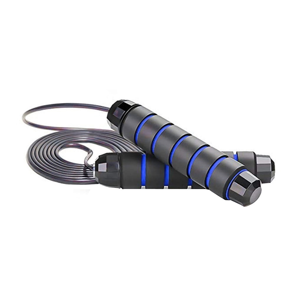 Skipping Rope Tangle-Free with Ball Bearings Rapids Speed Jump Rope Cable Adjust 