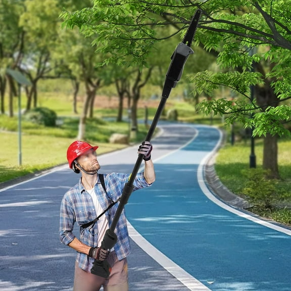 Cordless 26" Pole Saw with 552W Motor - High-Performance Lithium Battery, Adjustable Length, and Safety Features for Efficient Pruning