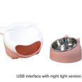 thumbnail image 1 of Automatic Cat Fountain LED Filtering Silent Pet Drinking Dispenser Cat Food Bowl, 1 of 10