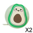 thumbnail image 1 of 2 Cintas Métricas Para Medir El Cuerpo, Tela Corporal, Medidas De Pérdida De Peso, Cintura, Aguacate 2 piezas, 1 of 8