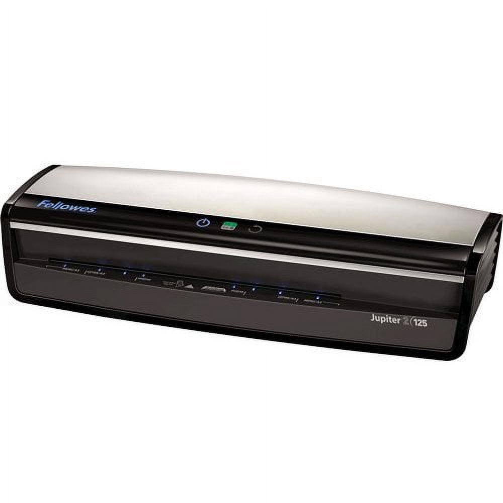 Fellowes, FEL5734101, Jupiter2 125 Laminator &amp; Pouch Starter Kit, 1, Black,Silver