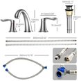 thumbnail image 7 of Accreate 8 Inch Bathroom Faucets for Sink 3 Hole with Pop up Drain and cUPC Lead-Free Hose, 7 of 7