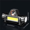 thumbnail image 2 of Luz De Cabeza Led Cabeza De Carga Usb Luz Luminosa Luz De Antorcha De Cabeza Led A Prueba De Agua Con Fuentes De Luz Duales Larga Resistencia Para Pesca Al Aire Libre Advancent HA017193-00, 2 of 7