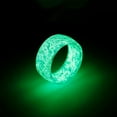 thumbnail image 5 of K-KED Luminous Glow Ring - Glowing In The Dark Delicate Jewelry Rings For Women Men Gift-Red-9, 5 of 9