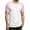 Pink, variant on TIANZEN Fashion Casual Color Cloth Short Sleeve Raglan Top Shirt Mens Socks No Show