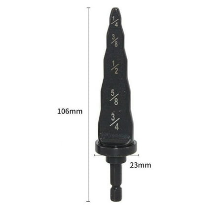 

RANMEI Copper Tube Expander English Metric Expander for Hexagonal Handle Hand Drill