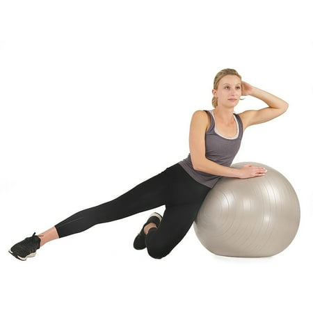 UPC: 0853227001332 | Sunny Health & Fitness Anti-Burst Gym Ball w/ Pump – 65cm – NO. 056