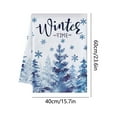 thumbnail image 3 of PEIBang Christmas Kitchen Towels,Xmas Tree Snowman Dish Towels,Hand Towel Winter Drying Cloth Tea Towel for Christmas Home Cooking Baking Decor, 3 of 6