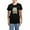 With Blue Strpe Pant, variant on - Lhasa Apso IAAM Pajamas - Women's Short Sleeve Print T-Shirt and Pants Dark Cotton Pajama Set