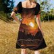 thumbnail image 3 of Vestido de manga corta de la ciudad antigua de Jerusalén ropa de mujer novedad de verano 2025 vestido de verano diario, 3 of 6