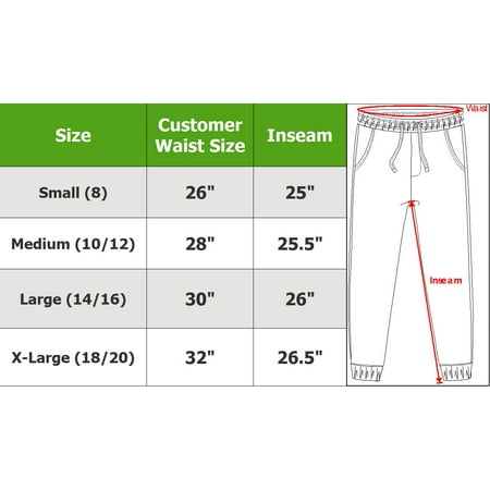 fog essentials sweatpants size chart