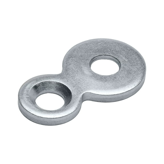 20 Pack Knape & Vogt Desktop Fastener Flat-Stamped, 12 Gauge, Wrought Steel