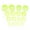Green, variant on 16Pcs/Set Spiral Taper Flesh Tunnel Ear Stretcher Expander Stretching Plug D-N8-White