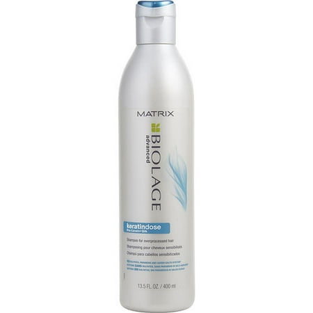 BIOLAGE by Matrix - KERATINDOSE PRO-KERATIN + SILK SHAMPOO FOR OVER PROCESSED HAIR 13.5 OZ - (Best Shampoo For Over Processed Hair)