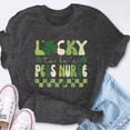 thumbnail image 6 of EcoLoom Lucky To Be A Peds Nurse Groovy Retro St Patrick's Day Short Sleeve Unisex T Shirt, 6 of 6