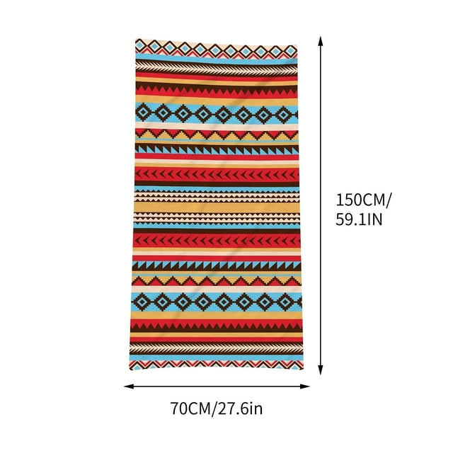 Serviettes de Plage Serviette de Plage Série Rayée ultra-fine Fibre Velours Double Face Serviette de Plage Serviette de Natation Serviette de Plage Multifonctionnelle