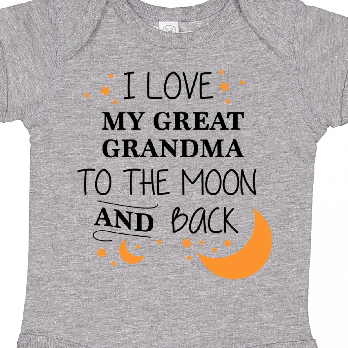 Inktastic I Love My Great Grandma to the Moon and Back Boys or Girls Baby Bodysuit