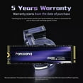 thumbnail image 3 of fanxiang S880 1TB PS5 Console SSD PCIe 4.0 PS5 SSD NVMe m.2 2280 Internal Hard Drive, up to 7300MB/s, Super Fast Response, Perfect for PS5 Game, 3 of 8