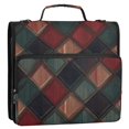 thumbnail image 5 of FORMRS Zipper Binder with Shoulder Strap 2-inch Ring 500 Sheet Capacity File Bag, Red Tartan Pattern, 5 of 5