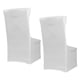 thumbnail image 3 of Funda para silla de 2 uds., duradera, elástica, de LICRA, Color puro, repelente de manchas, funda para silla para fiesta, boda, banquete, blanco, 3 of 12