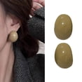 thumbnail image 2 of Osdhezcn Unique Fashion C Shaped Resin Earrings Studs Earrings for Fashion Women Comfortable for Daily Wear and Own Expression, 2 of 14