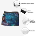 thumbnail image 3 of Yiaed Abstract Colorful Art Supplies Print Men's Soft Cotton Boxer Shorts Breathable Boxers Underwear Moisture-Wicking Underwear Stretch Boxer Briefs for Man-X-Large, 3 of 5