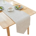 thumbnail image 1 of Runner White Table Runners Linen Table Runners for Party Wedding Long 180/210/240CM, 1 of 5