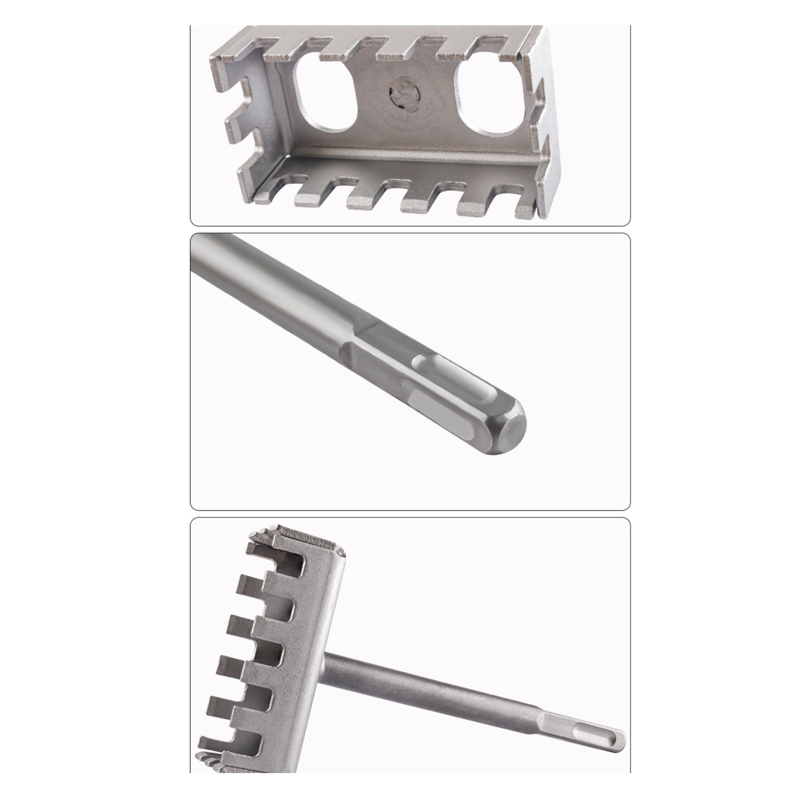 Creative Square Hole Cutter for Electrical Box,High-Strength Steel Square Slot Cutter,Box Cutout Saw