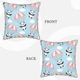 thumbnail image 3 of Kll Cute Panda Flying In The Sky Decorative Throw Pillow Covers Velvet Soft For Couch Sofa Bedroom Living Room Outdoor -20"X20", 3 of 8