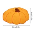 thumbnail image 3 of Zynviq Thanksgiving Area Rugs Pumpkin 31.5" X 19.7" Throw Rug Polyester Washable Novelty Orange Small Rug for Kitchen, 3 of 6