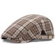 thumbnail image 1 of Gorra plana para hombre, a cuadros, Gatsby, Newsboy, taxista, ajustable, 1 of 1
