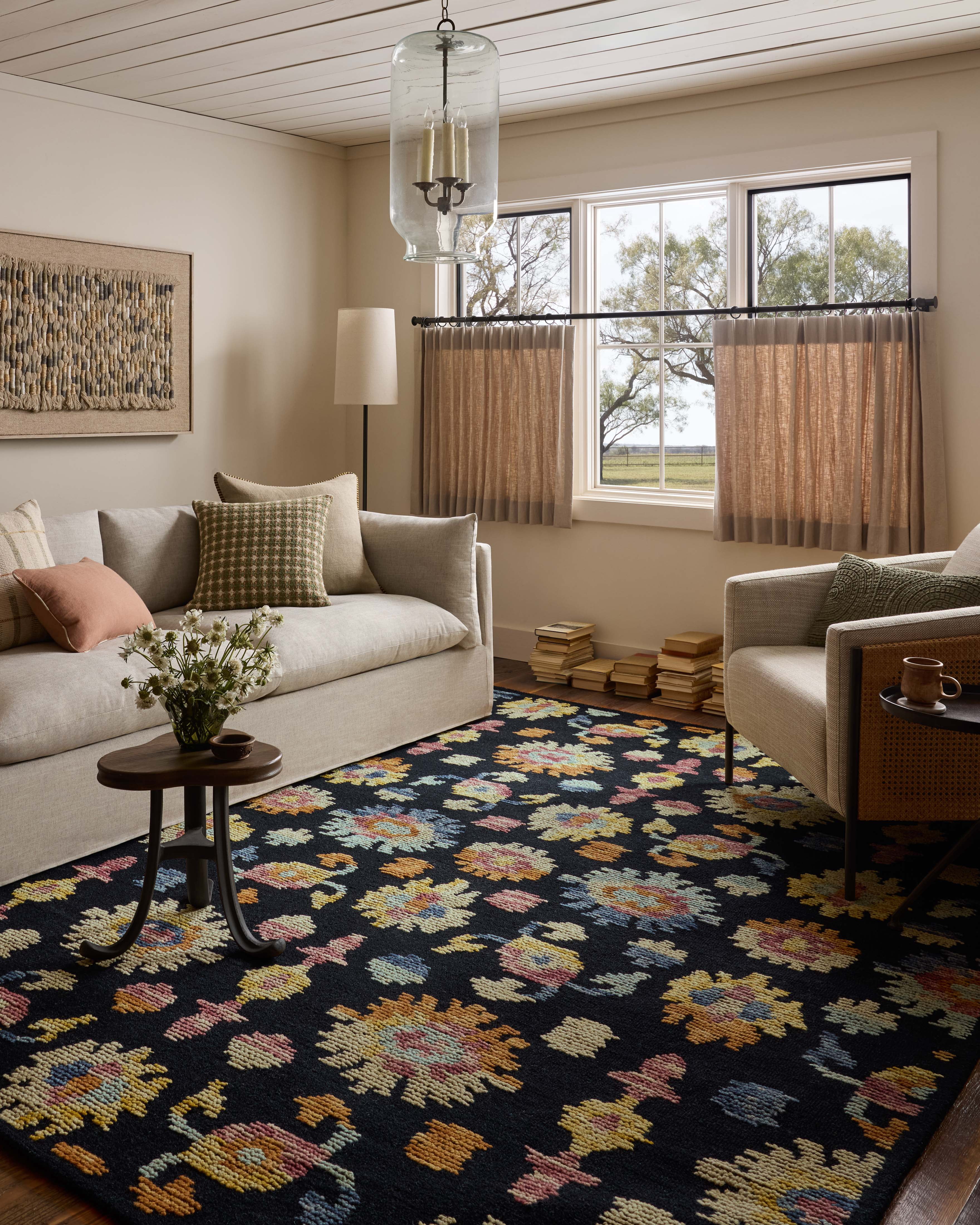 Loloi Tilly Midnight / Multi 5'-0" x 7'-6" Area Rug