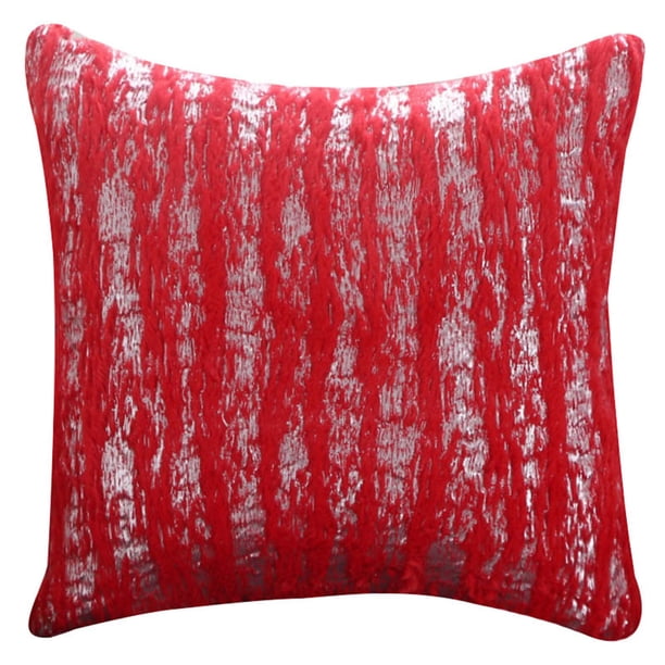 Funda de almohada de felpa, funda de almohada para el hogar, funda de cojín de sofá de Color sólido, funda de almohada de tela para cabecera Wmkox8yii HFSH4376