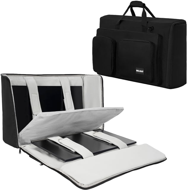 Maletín de transporte WELIDAY Monitor (hasta 2) para pantallas de 19 a 24 pulgadas