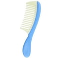 thumbnail image 4 of kusrkot Travel Lightweight Wide Teeth Heat Resistant Hair Comb Scalp Massage Comb Brush Blue, 4 of 6