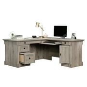 Sauder Palladia L-Shaped Computer Desk, Split Oak Finish