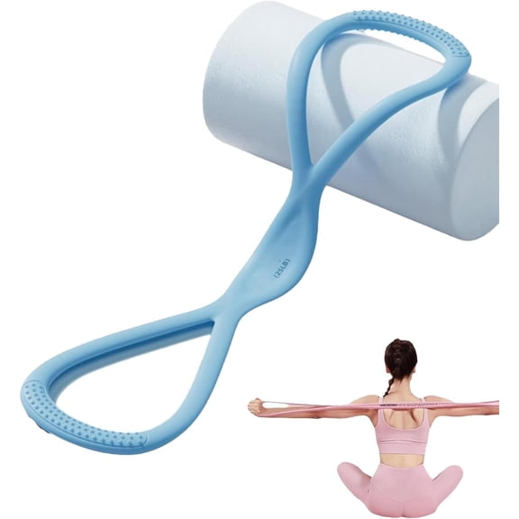 Resistance Bands, Figure 8 Exercise Bands with Handles for Full Body Workout, Arm & Back Pulling Rope for Women and Men Home Gym Training