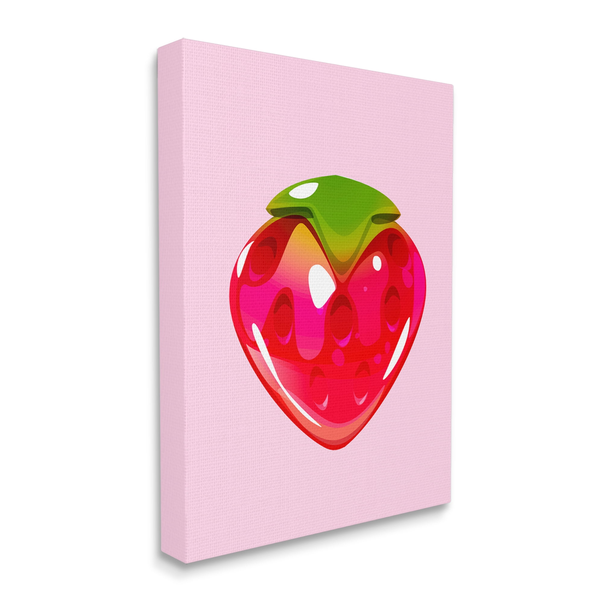 Stupell Industries Strawberry Gummy Candy Food & Beverage Painting Gallery Wrapped Canvas Print Wall Art, 30 x 40