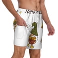 thumbnail image 3 of Picia Hello Autumn pattern Mens Swim Trunks with Compression Liner Stretch Beach Shorts Quick Dry with Zipper Pockets No-Chafing Board Shorts-Small, 3 of 9