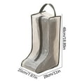 thumbnail image 3 of Iumwxz Organizers and Storage Boots Storage Shoe Cover Transparent Mildew-Proof Boots Short Boots Protective Cover Dresser Shelf Cabinet F Pvc Tax Free Weekend, 3 of 3