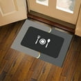 thumbnail image 3 of vnanda Non-slip Kitchen Mat Kitchen Bathroom Door Mat Machine Washable Printed Rectangular Carpet Water Absorption Non-slip Floor Mat Floor Mat for Water, 3 of 8