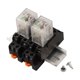 thumbnail image 2 of Coil Power Relay Set for AC DC Use including Two Units and DIN Mounting Rail, 2 of 11