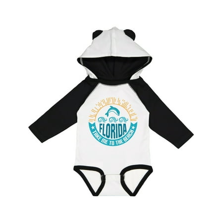 

Inktastic Florida Vacation Take Me to the Beach Gift Baby Boy or Baby Girl Long Sleeve Bodysuit