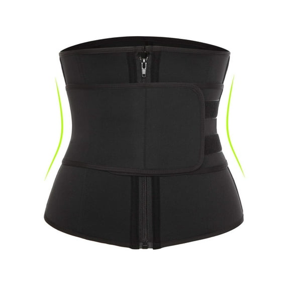 MISS MOLY Neoprene Sauna Waist Trainer Corset Sweat Belt for Women Weight Loss Compression Trimmer Workout Fitness