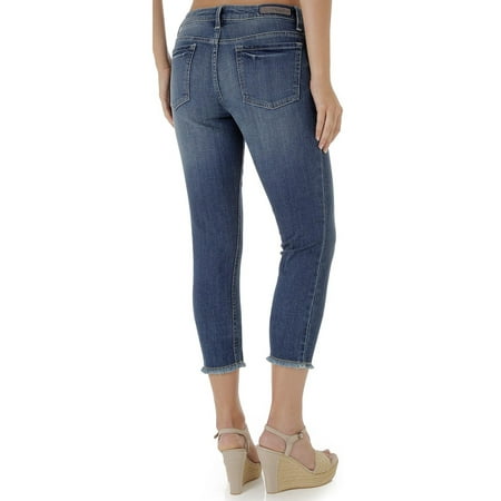 Wrangler - Wrangler Women's Retro& Indigo Crop Jeans Mid Rise - 09Mwcdd ...