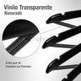 thumbnail image 3 of 20 Ganchos de Madera para Ropa: Gancho Plateado Giratorio de 360 Grados - Color Black, 3 of 3
