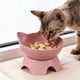 thumbnail image 5 of Cuenco elevado para perros y gatos con soporte de cuello a 15° - Plato inclinado para comida antiasfixia para razas de cara plana, base antideslizante con peso, cuenco fácil de limpiar, 5 of 6