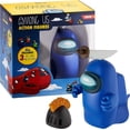 thumbnail image 1 of Figura de acción Among Us Blue Ghost Chop-Chop con cuchillo y sombrero, 1 of 9